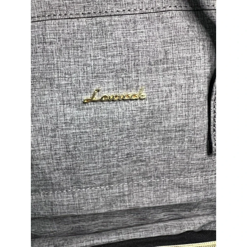 LOVEVOOK‎ Laptop Backpack Gray Heather Gold Hardware Travel Work Bag voila